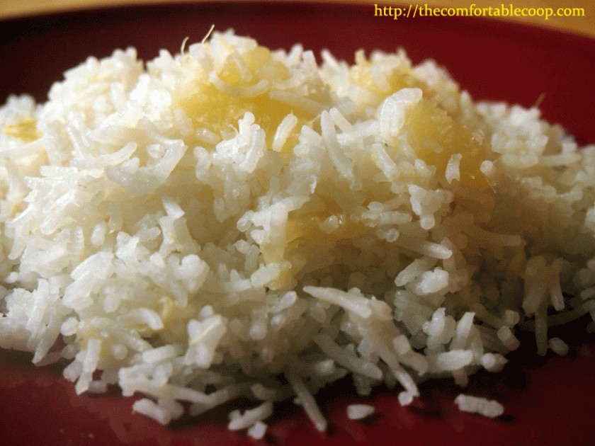 Pineapple Ginger Rice turns meals into a tropical getaway!