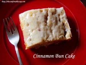 Cinnamon Bun Cake